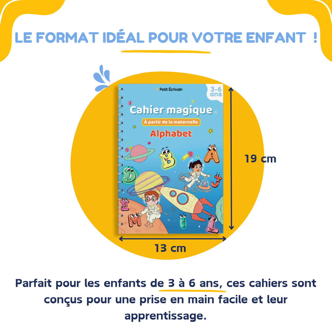 4 Cahiers Enchantés® - Box Petit Écrivain