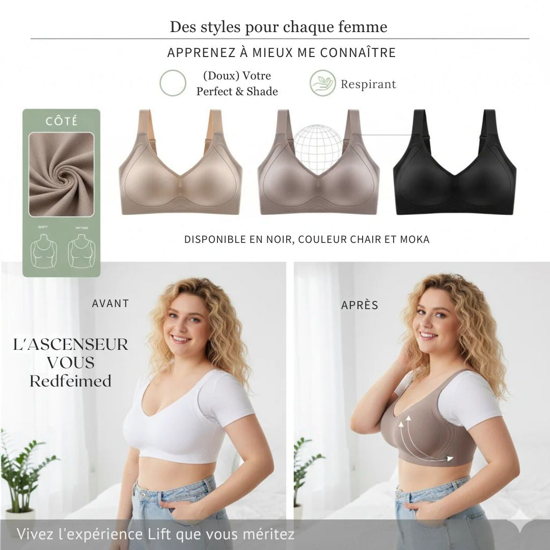 CourbeLift® - 3x1 Bra Push-up sans coutures