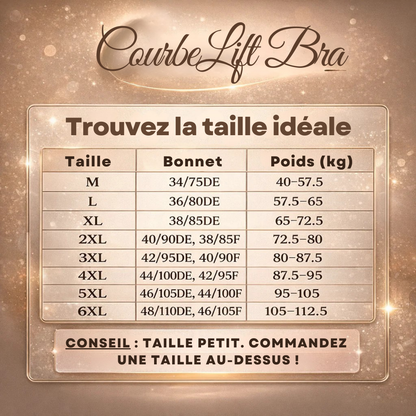 CourbeLift® - 3x1 Bra Push-up sans coutures
