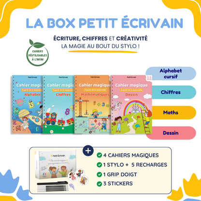 4 Cahiers Enchantés® - Box Petit Écrivain