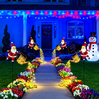 Lunoré® - Lumières de Arrosoir de Père Noël Solaires