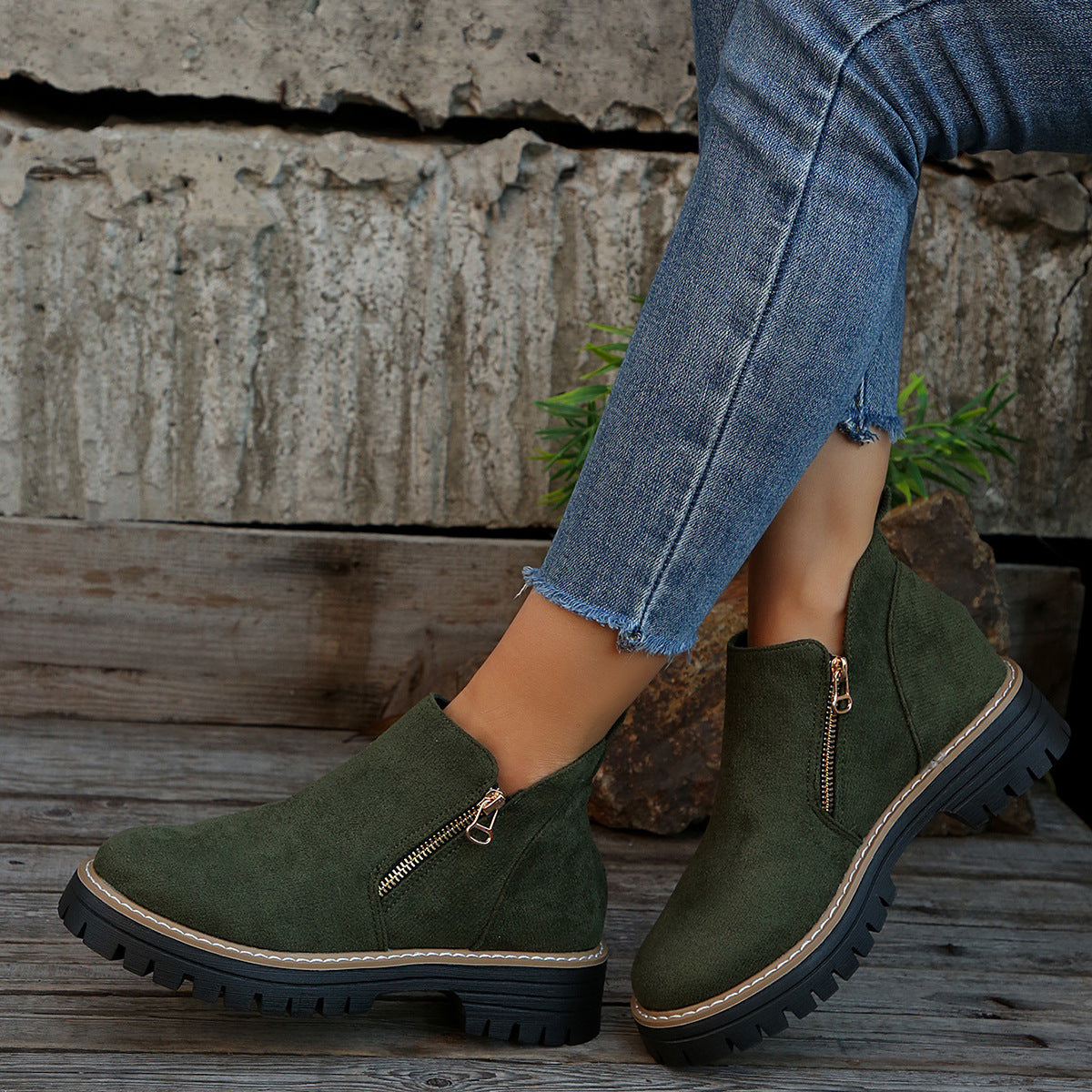 Zippée® - Bottines imperméables pour femmes