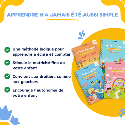 4 Cahiers Enchantés® - Box Petit Écrivain
