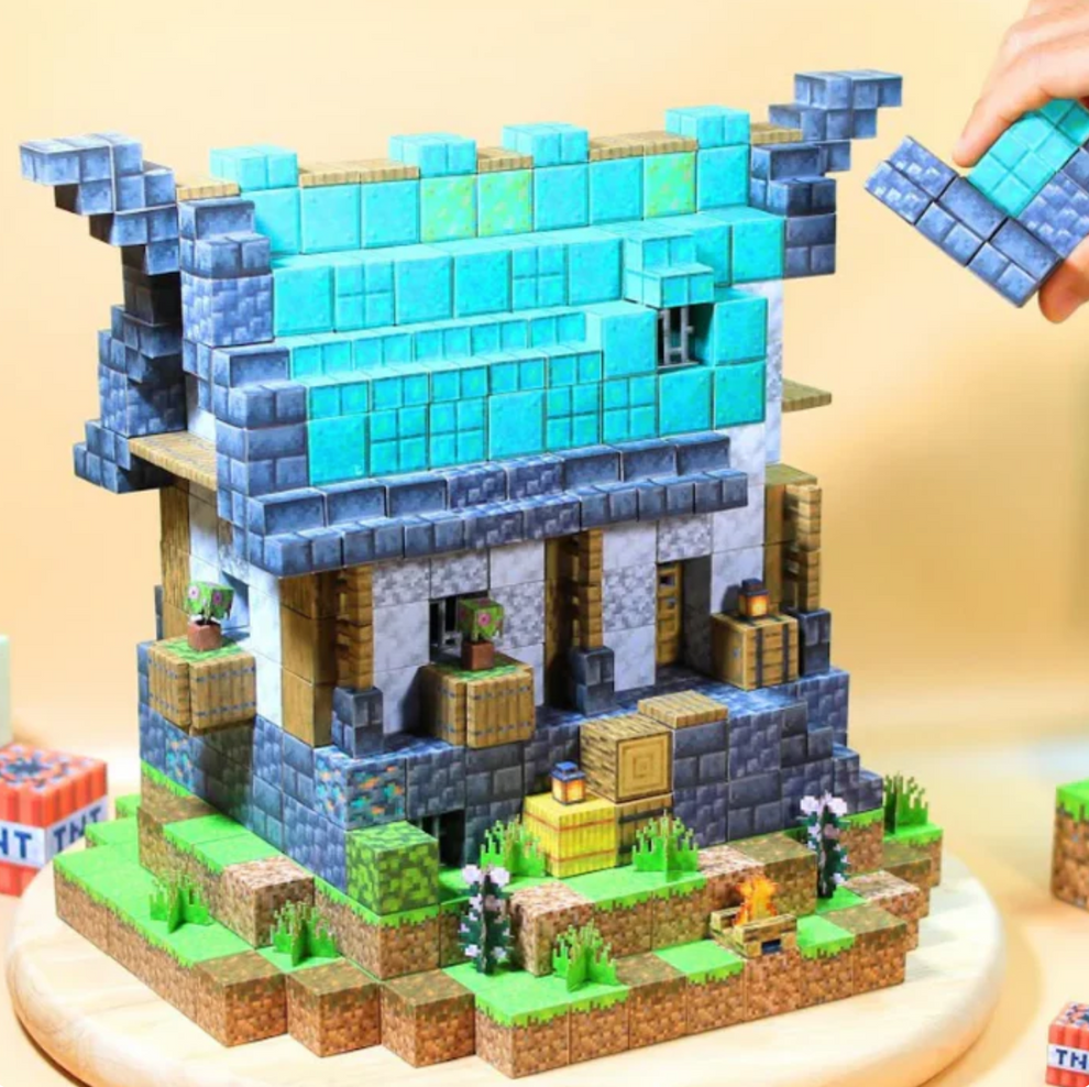MagnétiQ Monde® - Kit de 128 Blocs Magnétiques