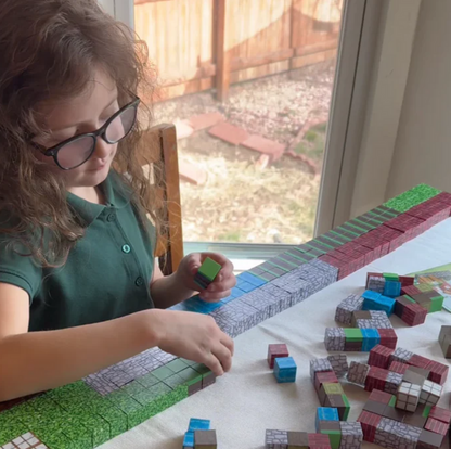 MagnétiQ Monde® - Kit de 128 Blocs Magnétiques