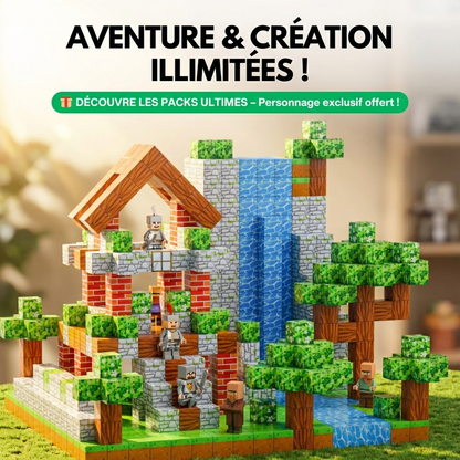 MagnétiQ Monde® - Kit de 128 Blocs Magnétiques