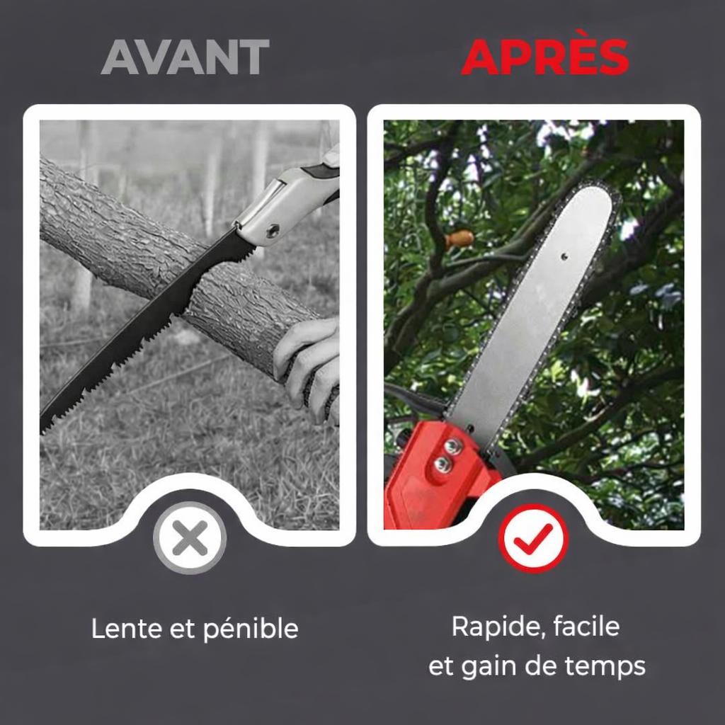 RazorLith® - Tronçonneuse haute puissance sans fil (batterie lithium)