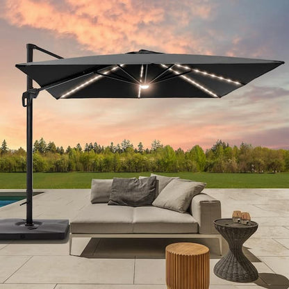 Parasoléa® - Parasol solaire orientable à Led